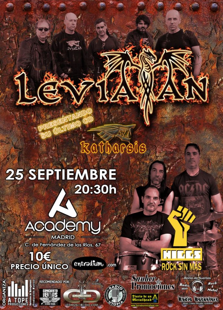 Concierto de Leviatan y Higgs en Diario de un Metalhead